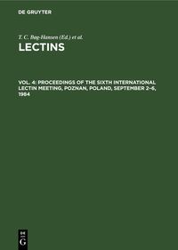 Produktbild: Proceedings of the Sixth International Lectin Meeting, Poznan, Poland, September 2&ndash;6, 1984