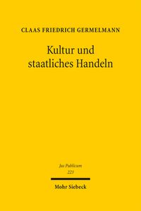 Produktbild: Kultur und staatliches Handeln