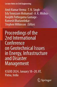 Produktbild: Proceedings of the 2nd International Conference on Geotechnical Issues in Energy, Infrastructure and Disaster Management