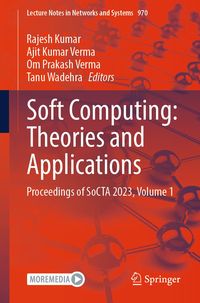 Produktbild: Soft Computing: Theories and Applications