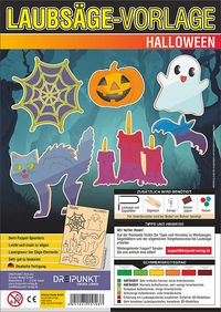 Produktbild: Laubs&auml;gevorlagen Halloween