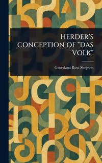 Produktbild: Herder's Conception of "Das Volk"