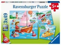 Produktbild: Kinderpuzzle 3x49 Teile - Auf dem Wasser