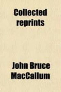 Produktbild: Collected Reprints