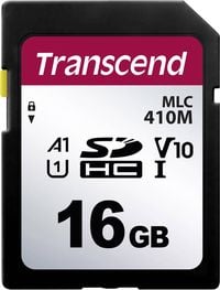 Produktbild: Transcend TS16GSDC410M SD-Karte Industrial 16GB Class 10 UHS-I