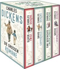 Bild vom Artikel Dickens, Charles: Die großen Romane (4 Bände im Schuber: Oliver Twist; David Copperfield; Eine Geschichte zweier Städte; Große Erwartungen) vom Autor Charles Dickens