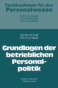 Produktbild: Grundlagen der betrieblichen Personalpolitik