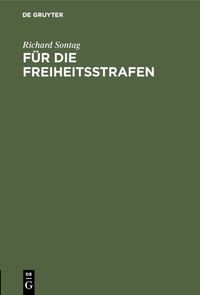 Produktbild: F&uuml;r die Freiheitsstrafen