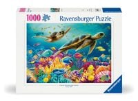 Produktbild: Erwachsenenpuzzle 1000 Teile - Blaue Unterwasserwelt