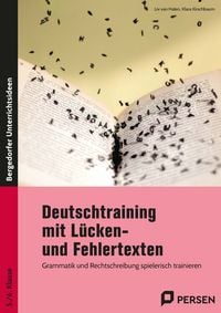 Produktbild: Deutschtraining mit L&uuml;cken- und Fehlertexten
