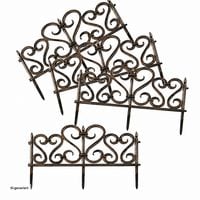 Produktbild: HTI-Living HTI-Living Zierzaun Romantik 4-teilig Nessa HTI-Living Zierzaun Romantik 4-teilig Nessa