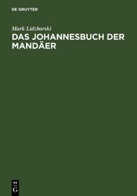 Produktbild: Das Johannesbuch der Mand&auml;er