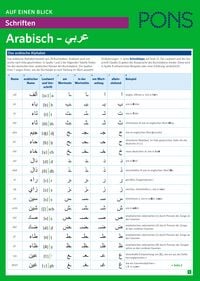 Produktbild: PONS Schriften auf einen Blick Arabisch