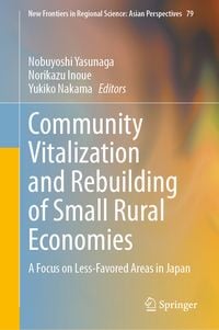 Produktbild: Community Vitalization and Rebuilding of Small Rural Economies