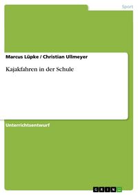 Produktbild: Kajakfahren in der Schule