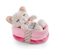 Produktbild: Kuscheltier Sleeping Pets K&auml;tzchen 12cm mit Leopardenmuster