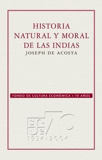 Produktbild: Historia natural y moral de las Indias