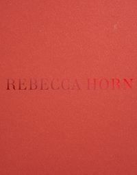 Produktbild: Rebecca Horn