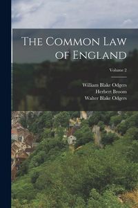 Produktbild: The Common law of England; Volume 2