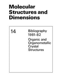 Produktbild: Molecular Structures and Dimensions