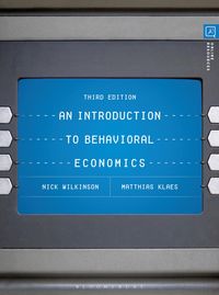 Produktbild: An Introduction to Behavioral Economics