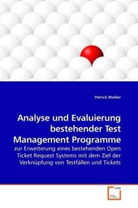 Produktbild: Walker, P: Analyse und Evaluierung bestehender Test Manageme