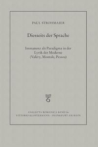 Produktbild: Diesseits der Sprache