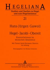Produktbild: Hegel &ndash; Jacobi &ndash; Obereit