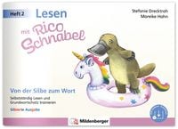 Produktbild: Lesen mit Rico Schnabel, Heft 2: Von der Silbe zum Wort - silbierte Ausgabe