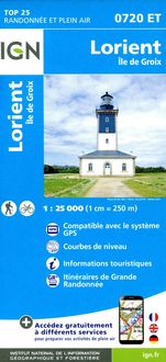 Produktbild: Lorient Ile de Groix 1:25 000