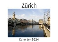 Produktbild: Z&uuml;rich (Wandkalender 2024, Kalender DIN A4 quer, Monatskalender im Querformat mit Kalendarium, Das perfekte Geschenk)