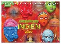 Produktbild: Farbenfrohes Indien (Tischkalender 2027 DIN A5 quer), CALVENDO Monatskalender