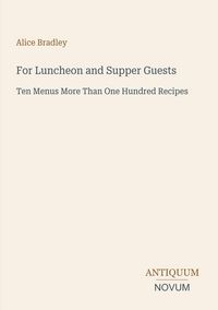 Produktbild: For Luncheon and Supper Guests