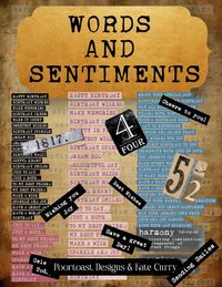 Produktbild: Words and Sentiments Ephemera Book