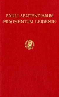 Produktbild: Pauli Sententiarum.