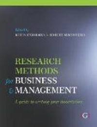 Produktbild: Research Methods for Business and Management