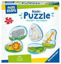 Bild vom Artikel Ravensburger 04166 - ministeps® Bade-Puzzle Zoo, Badespielzeug, Baby-Wasserspielzeug vom Autor 