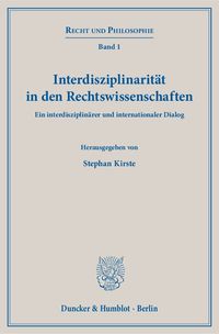 Produktbild: Interdisziplinarit&auml;t in den Rechtswissenschaften.