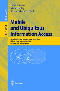 Produktbild: Mobile and Ubiquitous Information Access