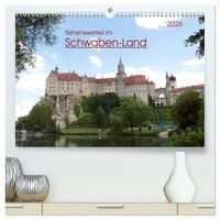 Produktbild: Sehenswertes im Schwaben-Land (hochwertiger Premium Wandkalender 2026 DIN A2 quer), Kunstdruck in Hochglanz