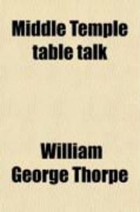 Produktbild: Middle Temple Table Talk