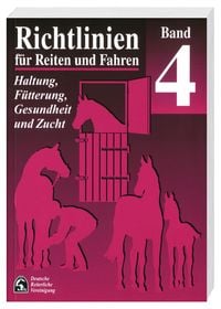 Produktbild: Richtlinien f&uuml;r Reiten und Fahren - Band 4