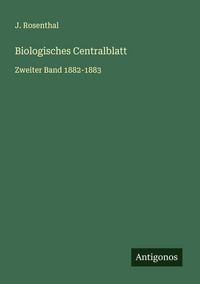 Produktbild: Biologisches Centralblatt