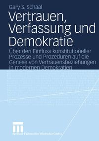 Produktbild: Vertrauen, Verfassung und Demokratie