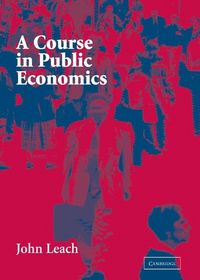 Produktbild: Course in Public Economics