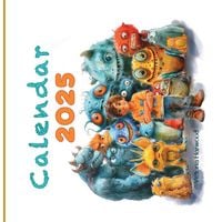Produktbild: Monsters Themed Calendar 2025