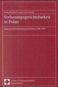 Produktbild: Verfassungsgerichtsbarkeit in Polen