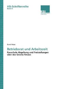 Bild vom Artikel Waas, B: Betriebsrat und Arbeitszeit vom Autor Bernd Waas
