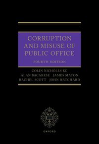 Produktbild: Corruption and Misuse of Public Office