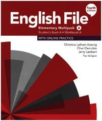 Produktbild: English File: Elementary: Student's Book/Workbook Multi-Pack A